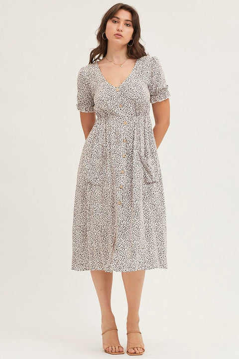 Print Midi Dress