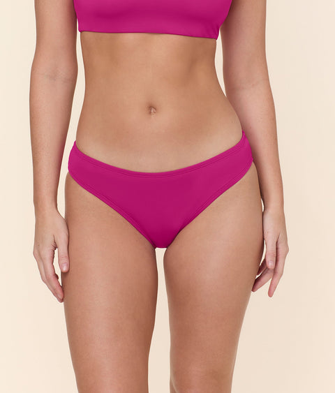 The Classic Bikini Bottom - Eco Nylon - Fuchsia