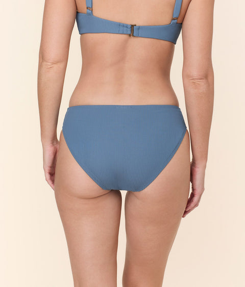 The Classic Bikini Bottom - Eco Ribbed - Slate
