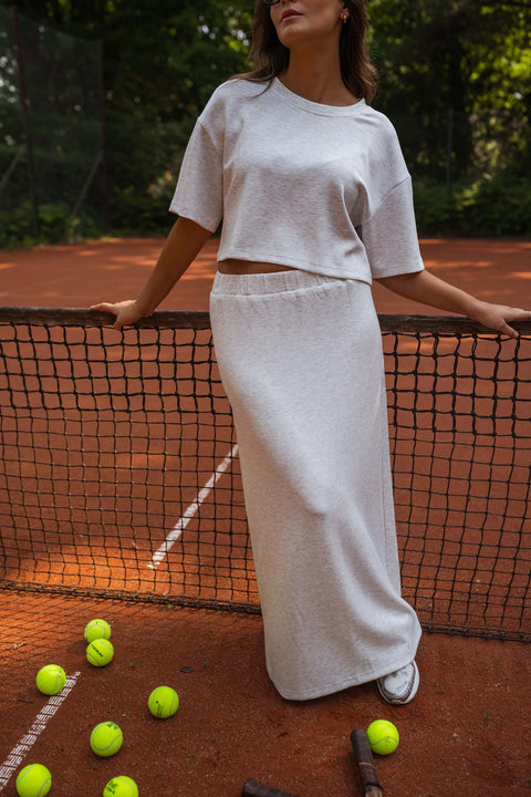 Grey Pauline Skirt
