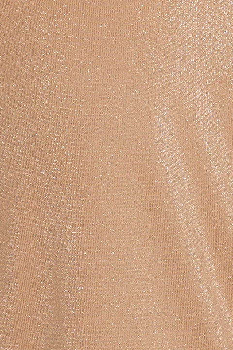 Gold Midi Dress Sleeveless