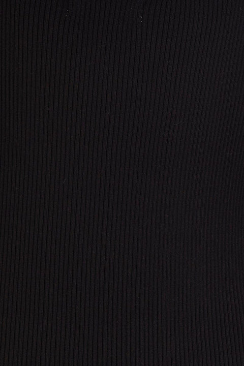 Black Kint Midi Dress