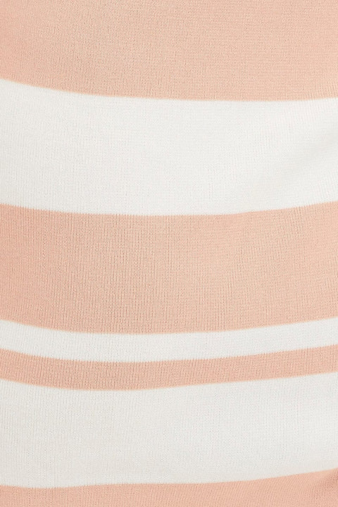 Multi Kint Midi Dress